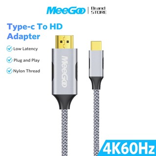 Cáp Chuyển Đổi Type C Sang HDMI 4K@60Hz 1M8 MeeGoo,Bộ Chuyển Đổi Thunderbolt 2 Cho TV,Máy Chiếu,PC 