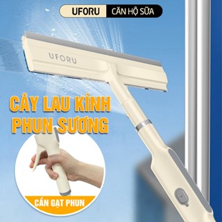 Cây Lau Kính Phun Sương Gạt Nước 2 Trong 1 UFORU Cây Lau Đa Năng Cán Dài Thiết Kế Thông Minh - UFM738