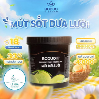  Mứt dưa lưới Boduo hộp 1kg3 