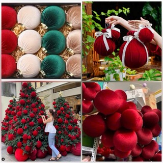 Quả banh xốp / quả cầu xốp đường kính 10-11.5-12.5-15-20cm làm mô hình , trang trí Noel, trang trí sự kiện