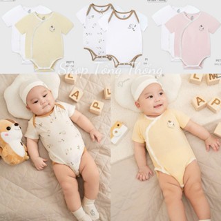  Body chip La Pomme Petit cộc tay mềm mịn thấm hút tốt thoáng mát in hình đáng yêu cho bé trai bé gái 24243 24237 24318 