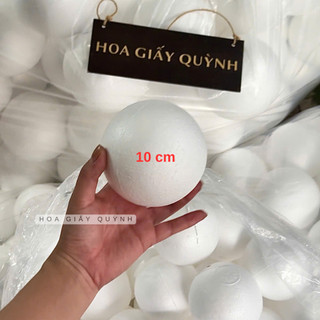 Quả banh xốp / quả cầu xốp đường kính 10-11.5-12.5-15-20cm làm mô hình , trang trí Noel, trang trí sự kiện