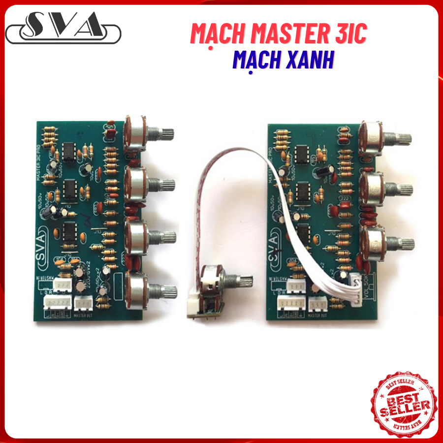 MẠCH MASTER 3IC - 1 MẠCH - KÈM DÂY