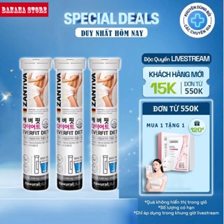 Viên Sủi Giảm Cân ZANTIVA EVERFIT DIET Hàn Quốc Hộp 20 viên