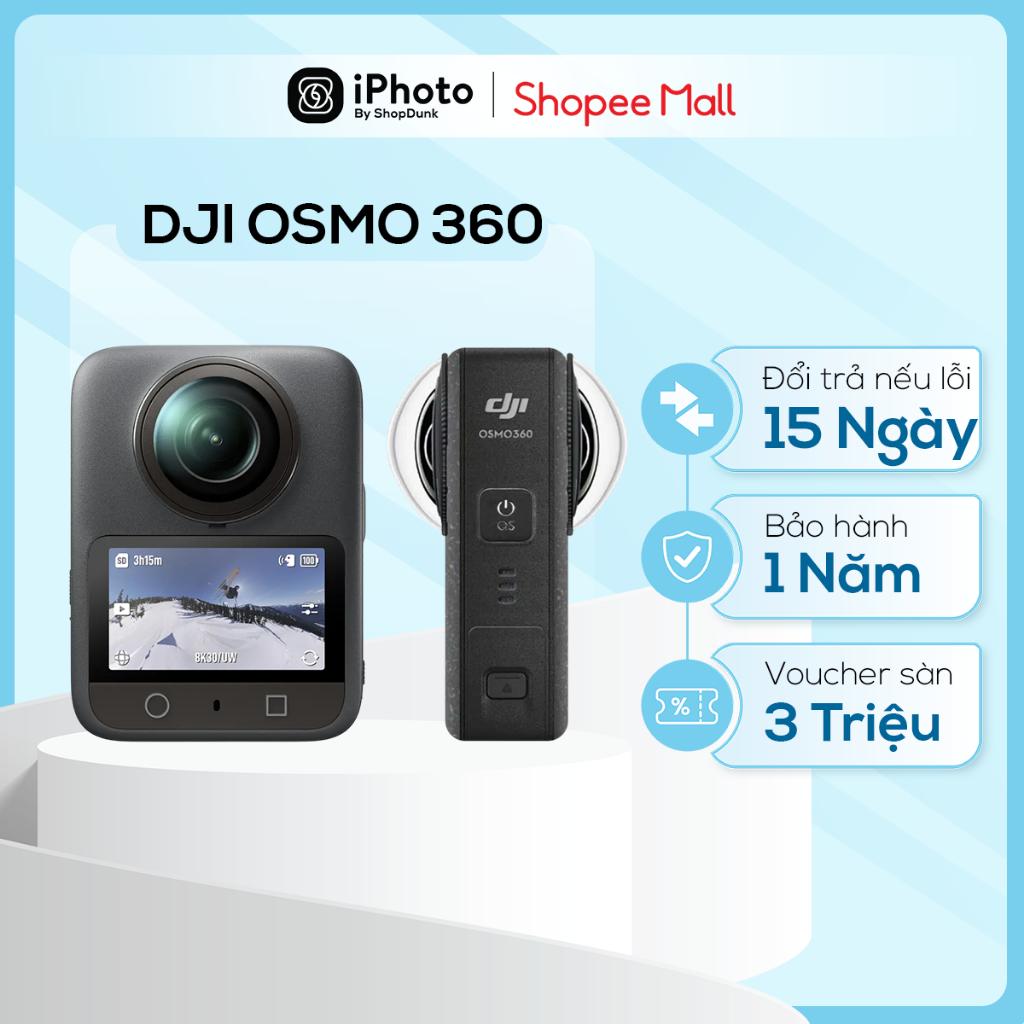Camera Hành Trình DJI Osmo 360 Chính Hãng Bảo Hành 1 Năm | BigBuy360 - bigbuy360.vn