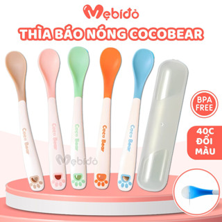 Thìa Báo Nóng Cocobear Cao Cấp Chính Hãng Cho Bé Ăn Dặm Shop Mẹ Bí Đỏ