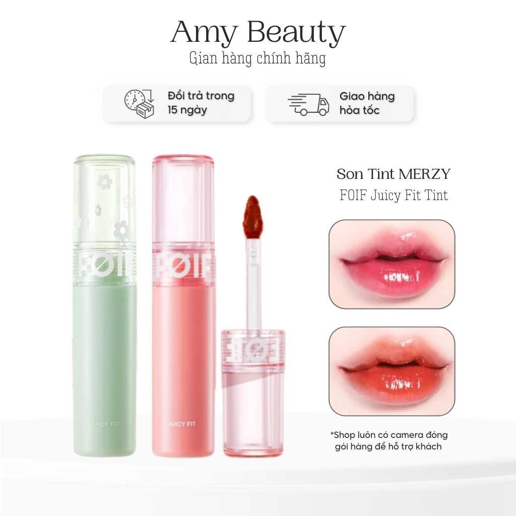 [FOIF by Merzy] Son Tint Bóng Thuần Chay, Ẩm Mọng, Bền Màu FOIF Juicy Fit Tint