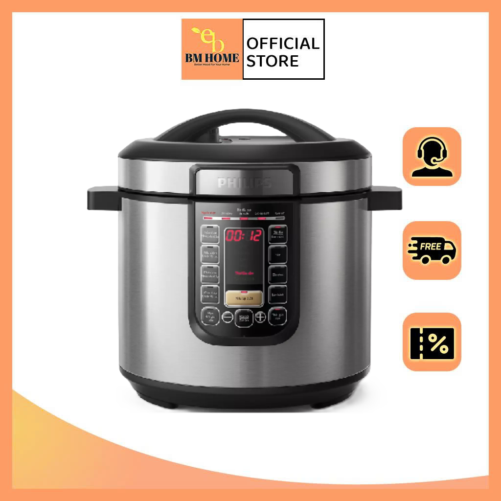 Nồi áp suất điện tử Philips HD2136,  HD2137, Philips HD2237 mới  - Sản phẩm chính hãng