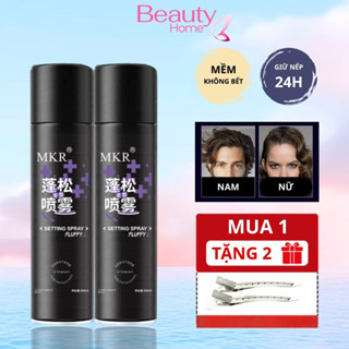 Gôm xịt tóc tạo kiểu MKR cao cấp gôm mềm giữ nếp tóc tặng Kẹp Tóc Mỏ Vịt Siêu Xinh, Phụ Kiện Làm tóc