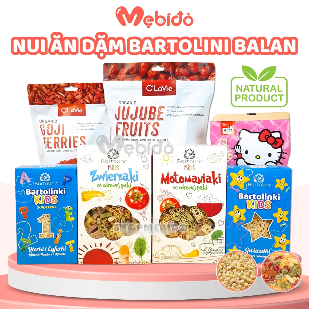 Nui Ăn Dặm Hữu Cơ Cao Cấp Cho Bé Ăn Ngon Shop Mẹ Bí Đỏ