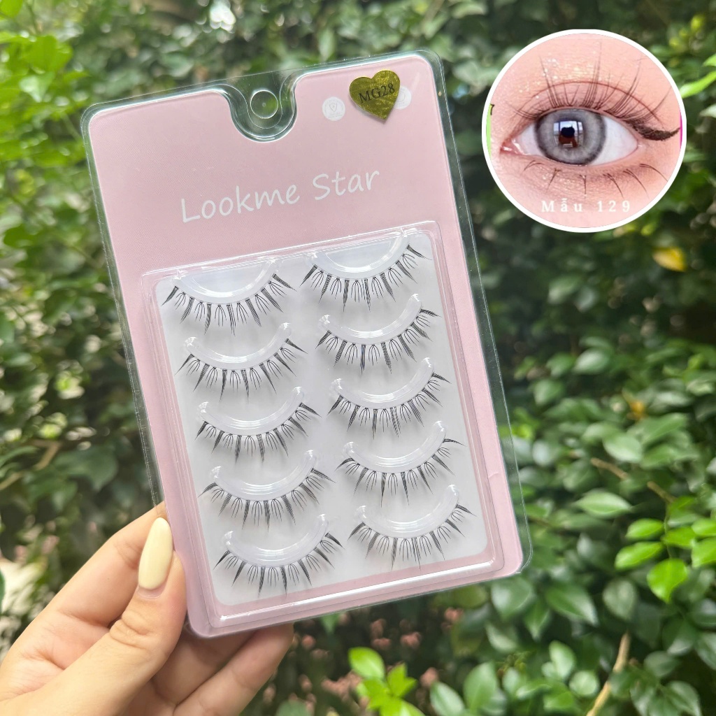 Lông mi giả gân trong cao cấp Lookme star ,chuyên makeup cô dâu, Artist