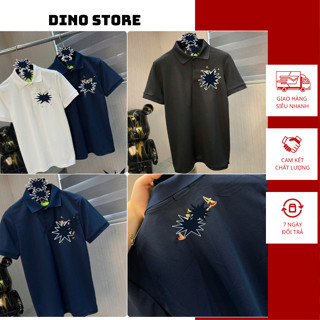 Áo Polo Nam Eo Vì Thêu Logo Vàng Trước Ngực Siêu Sang - Áo Thun Nam Cổ Bẻ Logo Thêu Thuyền Cao Cấp