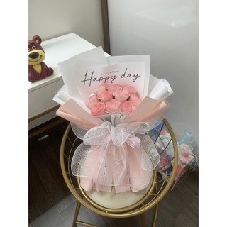 Bó hoa kim tuyến 10 bông loang