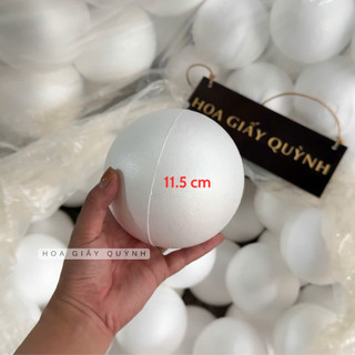 Quả banh xốp / quả cầu xốp đường kính 10-11.5-12.5-15-20cm làm mô hình , trang trí Noel, trang trí sự kiện