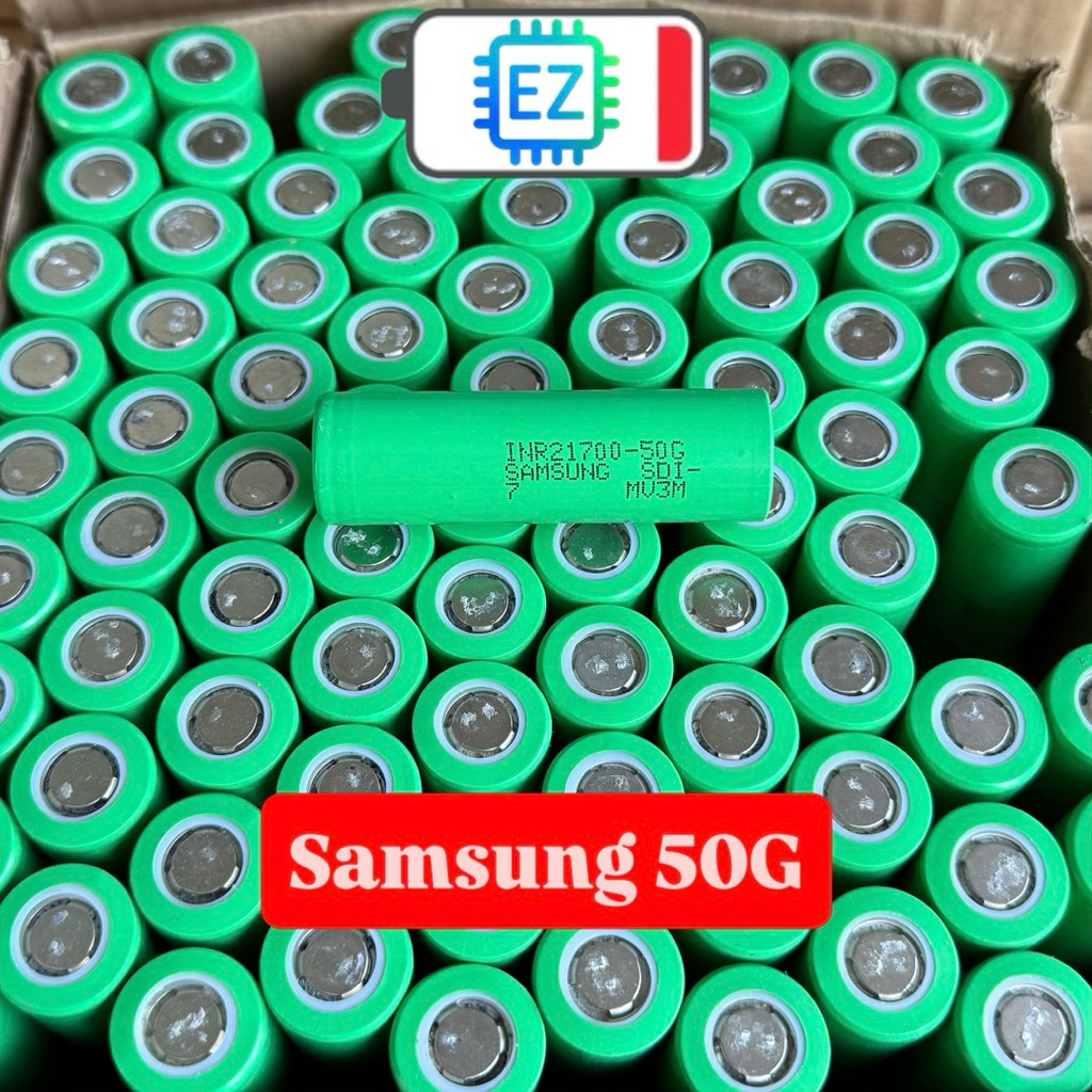 Cell pin 21700 Samsung 50G, 48X 4800mah, 5000mah nội trở 12-13 xả max 20A