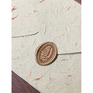 [SEALING WAX] dấu sáp đóng sẵn dán thiệp mời, thiệp cưới mẫu lá