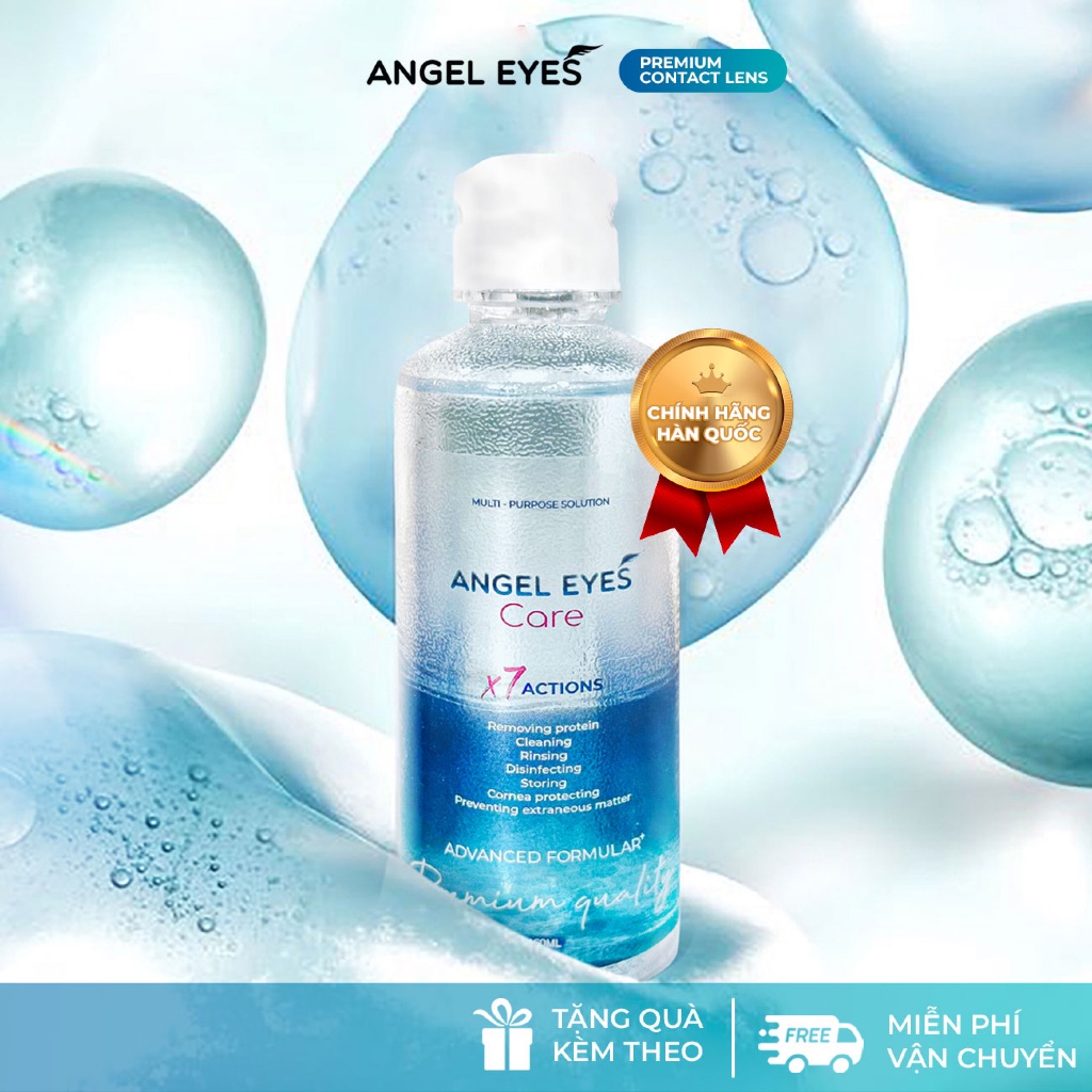 [GIÁ TỐT] Nước ngâm lens Angel Eyes Care & Dream Eye & Eye Plus Multi & Nix Care cao cấp cho mắt nhạ