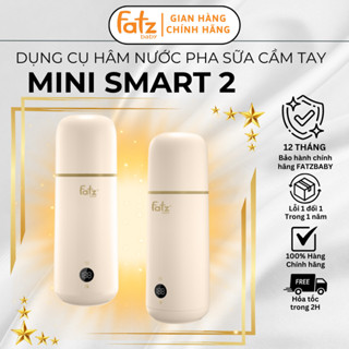 Dụng cụ hâm nước pha sữa cầm tay FATZ BABY Mini Smart 2 FB3625VA, dùng pin hoàn toàn, nhiệt độ 37-50