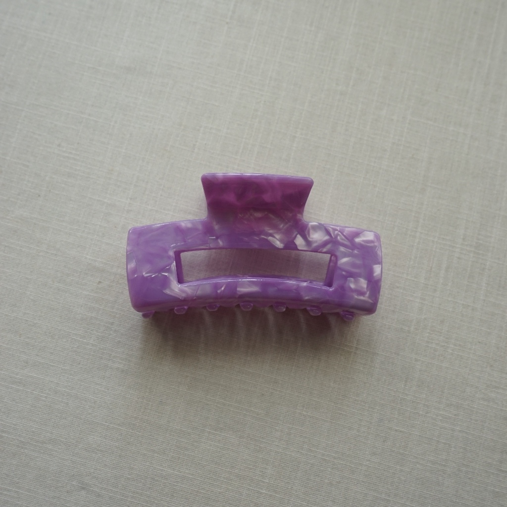 Kẹp càng cua nữ cao cấp màu tím Sweet purple hair claw clip Helen Studio đạt chuẩn xuất khẩu Châu Âu