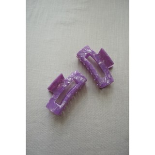 Kẹp càng cua nữ cao cấp màu tím Sweet purple hair claw clip Helen Studio đạt chuẩn xuất khẩu Châu Âu