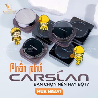 [TẶNG SON DƯỠNG] Phấn Phủ Bột Kiềm Dầu Carslan Không Màu Kiểm Soát Dầu, Không Thấm Nước