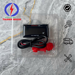 [KOSO] Đồng hồ báo vol koso chống nước bản cao cấp 5-150 vol báo vôn xe đạp điện, xe máy điện