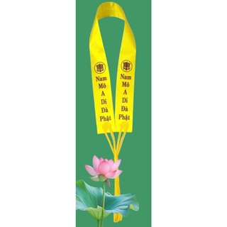Pháp y Nam Mô A Di Đà Phật ( vải Phi bóng)