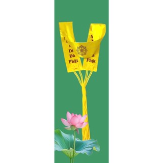 Pháp y Nam Mô A Di Đà Phật ( vải Phi bóng)