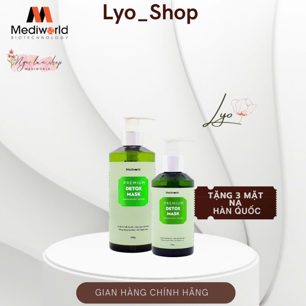 PREMIUM DETOX MASK Mediworld Mặt nạ thải độc dành cho da - LYO.SHOP