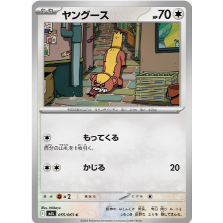 [Thẻ bài Pokemon JP] Yungoos C 055/063 m1l