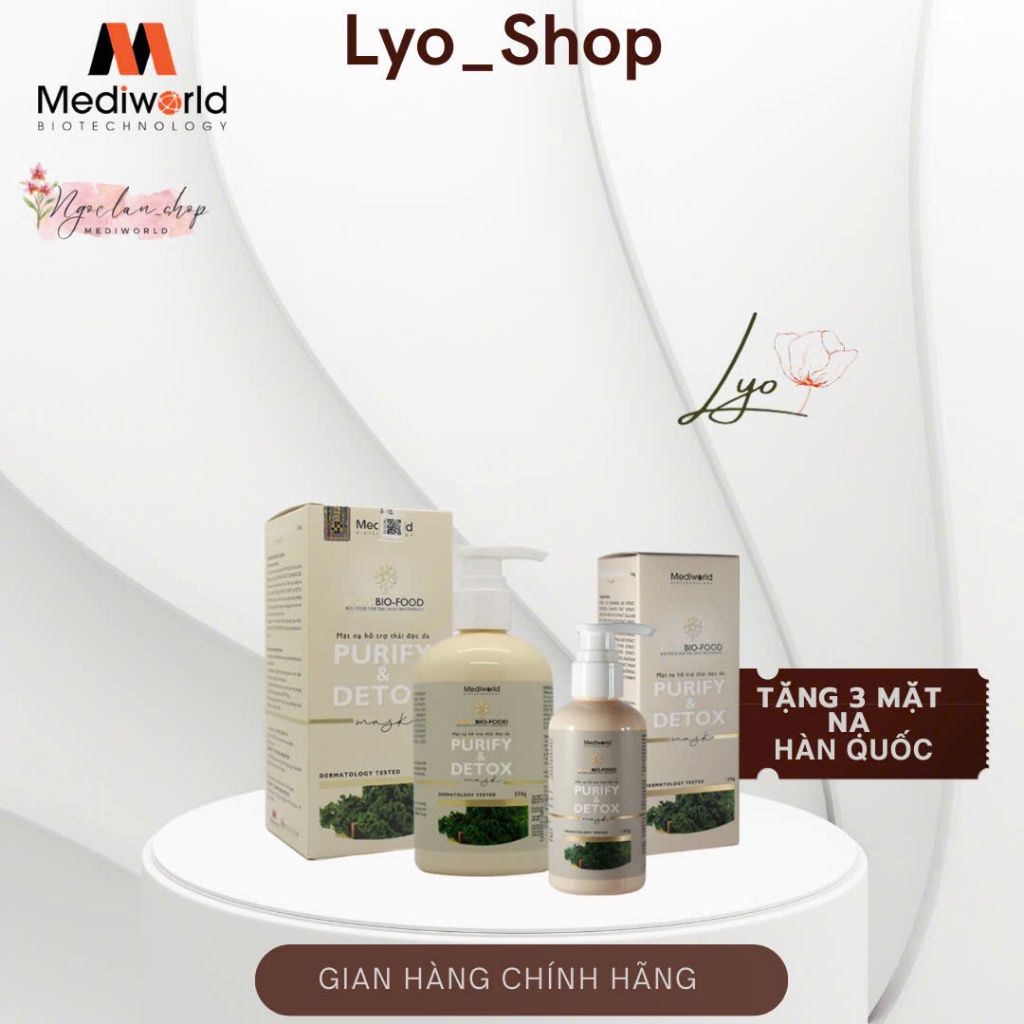 Mặt nạ thải độc bio Purify Detox Mask Mediworld - LYO.SHOP