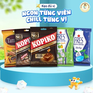   Date 2026  Kẹo Mayora Fres Kopiko Tamarin Hộp 150g - Vị Bạc Hà Me Cà Phê Thơm Ngon Mát Đậm Đà 