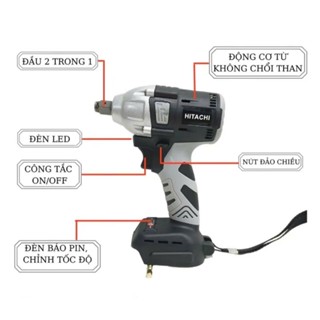 Thân Máy siết bulong , Khoan , Vít HITACHI ( không bao gồm Pin và Sạc )