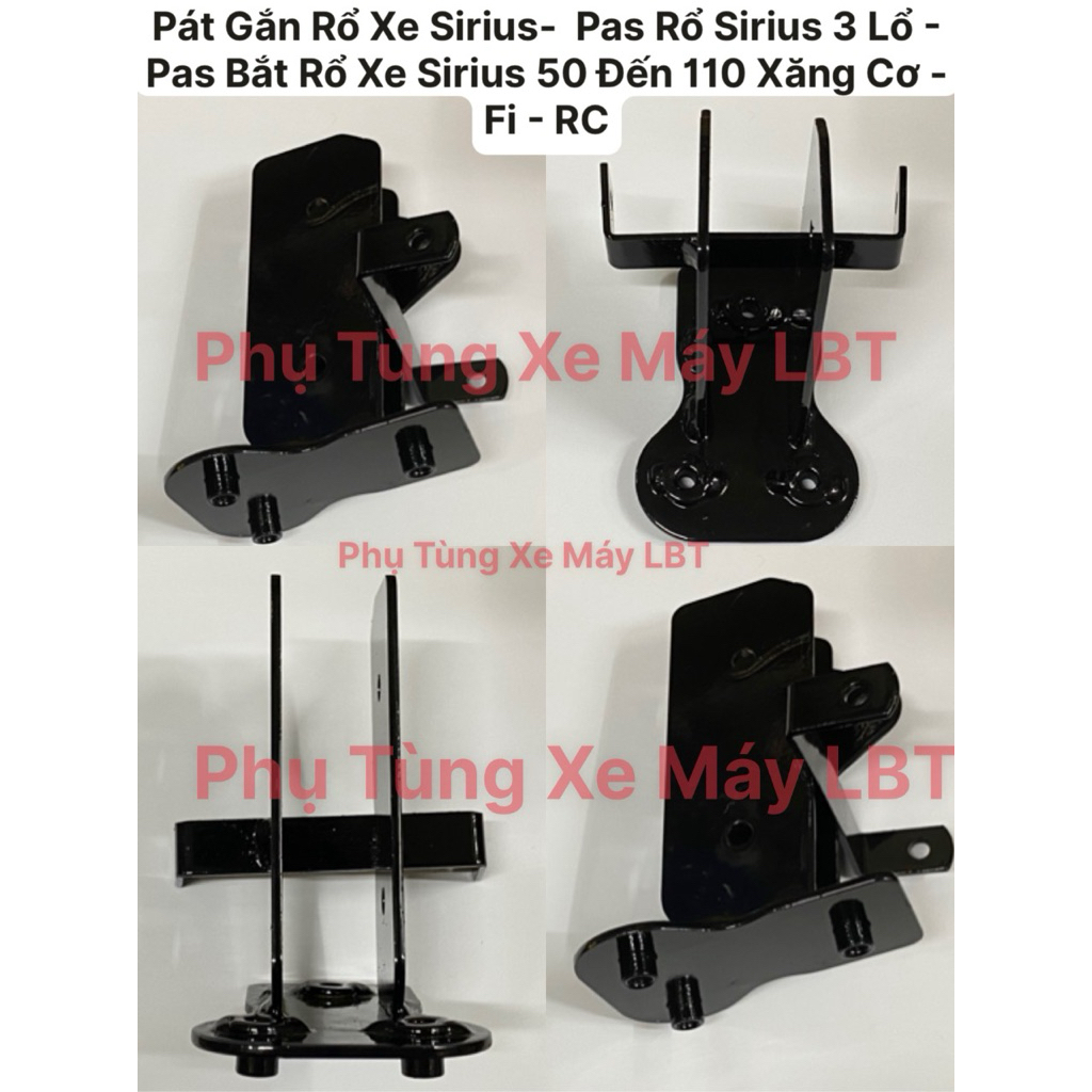 Pát Gắn Rổ Xe Sirius-  Pas Rổ Sirius 3 Lổ - Pas Bắt Rổ Xe Sirius 50 Đến 110 X ăng Cơ - Fi - RC