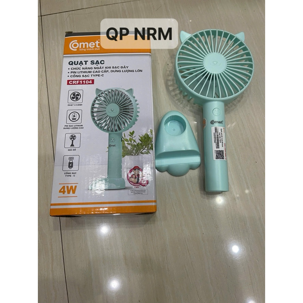 Quạt sạc cầm tay Comet CRF1104