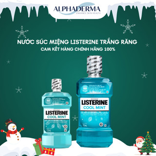 [FreeShip] Nước súc miệng Listerine Cool Mint diệt khuẩn giữ hơi thở thơm mát dài lâu