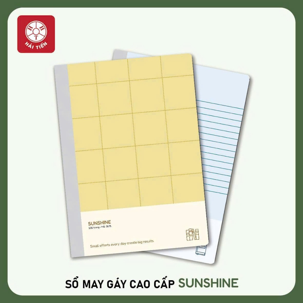 HẢI TIẾN Sổ may gáy Sunshine A4 - 400 trang