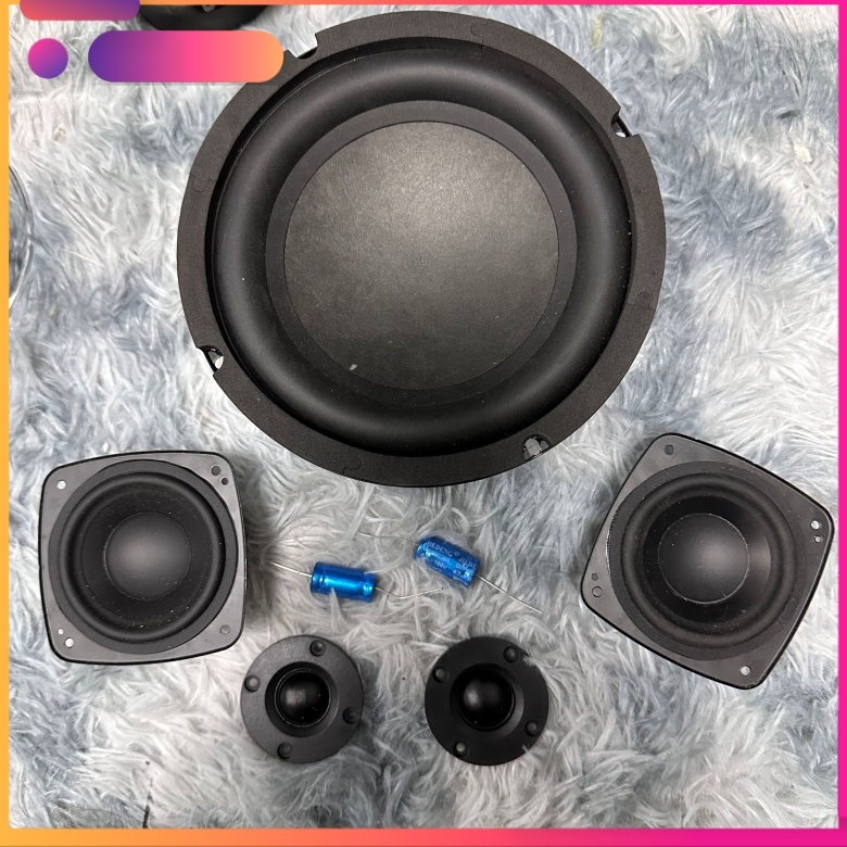 Combo loa 2.1 sub HK mid bombox 3 treble Harman 10W