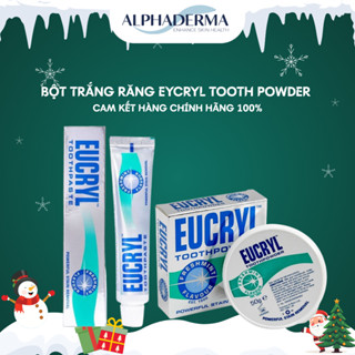   FreeShip  Kem Đánh Trắng Răng Eucryl Toothpaste 62g Trắng Răng Đánh Bay Ố Vàng 