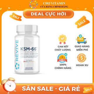 Thực Phẩm Bảo Vệ Sức Khoẻ Revive KSM-66 Ashwagandha - Giảm Căng Thẳng, Tăng Cường Năng Lượng & Hỗ Trợ Sức Khỏe Toàn Diện