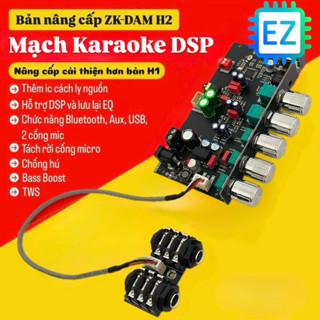 ZK-DAM H2 Mạch trộn Karaoke Bluetooth DSP phiên bản nâng cấp