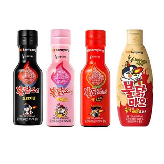 4 loại sốt cay samyang hot nhất hàn quốc - chai 200gram