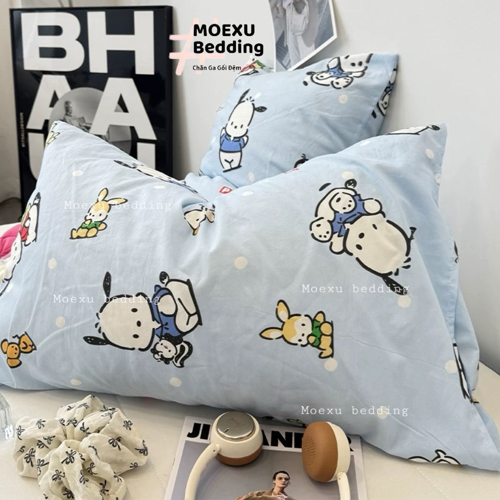 Vỏ gối đầu cotton poly 45x65cm