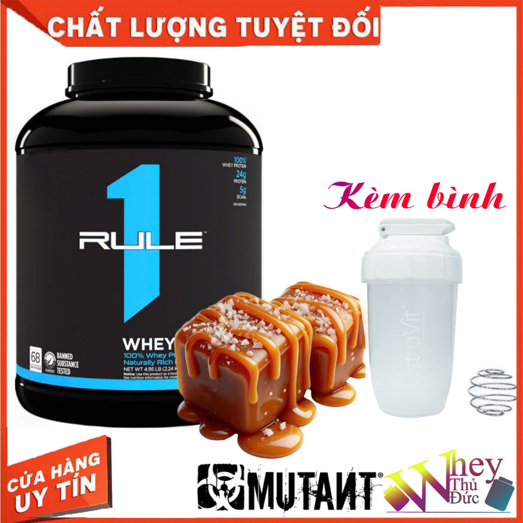 WHEY RULE 1 BLEND PROTEIN 5 LBS SALTED CARAMEL - Giúp tăng cơ phục hồi cơ bắp