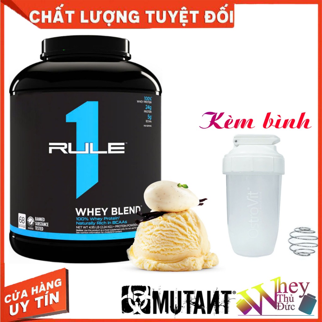 WHEY RULE 1 BLEND PROTEIN 5 LBS VANILLA - Giúp tăng cơ phục hồi cơ bắp