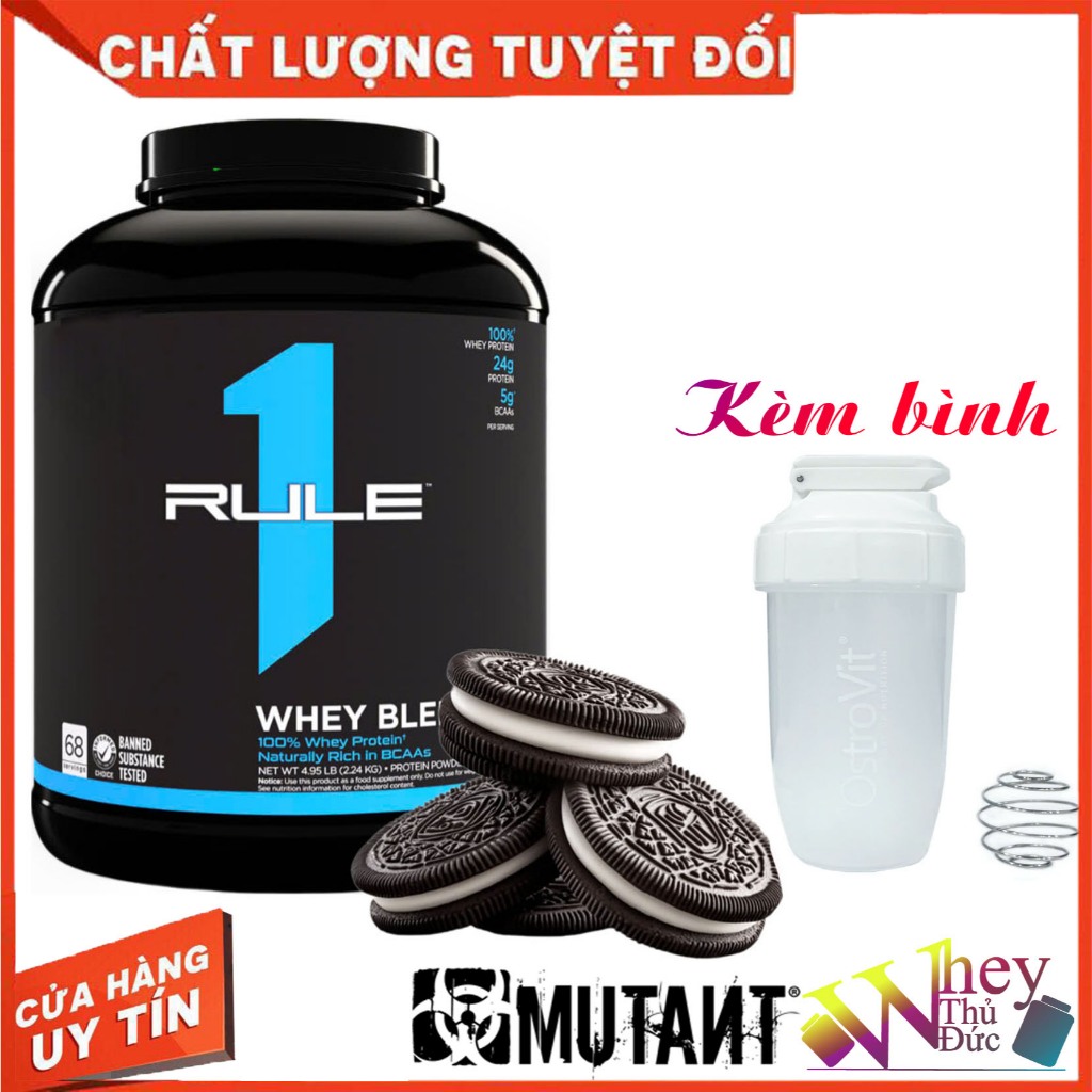 WHEY RULE 1 BLEND PROTEIN 5 LBS COOKIE - Giúp tăng cơ phục hồi cơ bắp