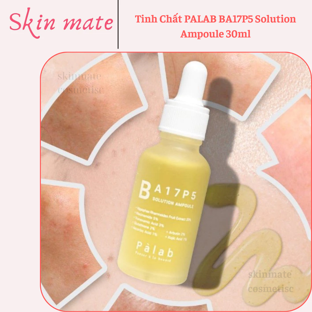 (hàng cty) Tinh Chất PALAB BA17P5 Solution Ampoule Sáng Da, Đẩy Lùi, Ngăn Ngừa Nám Tái Phát 30ml