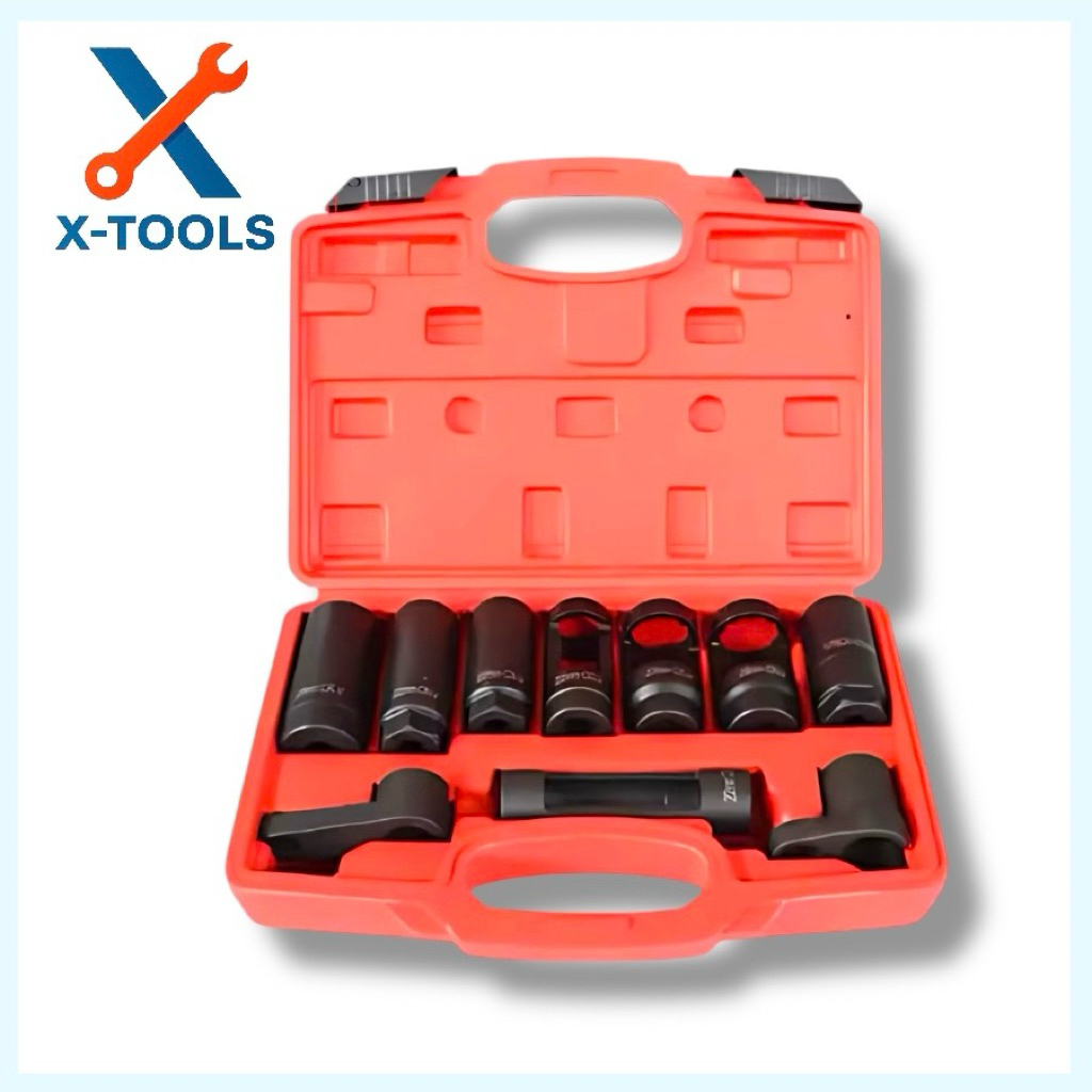 Bộ khẩu tháo cảm biến oxy 10 món, dụng cụ sửa chữa ô tô cao cấp