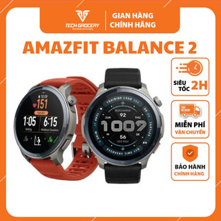  Đồng hồ thông minh Amazfit Balance 2 AMOLED 1.5 inch Bluetooth 5.2 Pin 658 mAh lên đến 21 ngày - Bảo Hành 12 Tháng 
