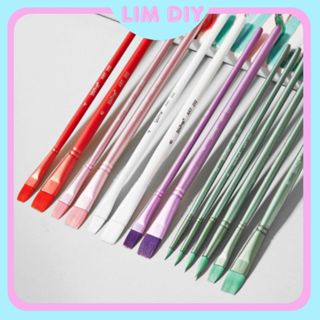 Bộ cọ vẽ nét nhỏ chuyên dụng tô tranh số hóa, vẽ tranh acrylic, gouache và màu nước